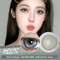 BXOXO New Brown Contact Lenses Beauty Fashion Pupils Eye Color Lenses for Myopia Prescription Colored Contact Lenses 2pc