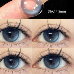 BXOXO 1 Pair Natural Color Contact Lenses for Eyes with Myopia Diopter High Quality Eyes Color Lens Makeup Yearly Fast Shipping