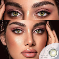 BXOXO 1pair Color Contact Lenses New Color Contact Lenses For Eyes Brown Contacts Lense Eye Yearly Use Beauty Makeup for Eyes