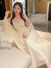 BXOXO Autumn Lace Strap Dresses for Women Sweet Vintage Korean Style Long Party Dresses Elegant Casual Women's Dresses Designer