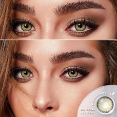 BXOXO 1pair Color Contact Lenses New Color Contact Lenses For Eyes Brown Contacts Lense Eye Yearly Use Beauty Makeup for Eyes