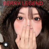 BXOXO 14.50mm Soft Contacts Lenses for Eye Color Change with Power Dolly Eyewear Accessories lentes de contacto Berry Legend Black