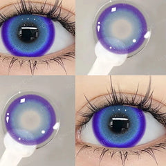 BXOXO 1 Pair Korean Lenses Popular Color Contact Lenses With Prescription Myopia Lenses Korean Lenses Pink Lenses