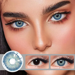 BXOXO 1 Pair Colored Contact Lenses Natural Look Brown Eye Lenses Gray Contact Blue Lenses Fast Delivery Green Eye Lenses