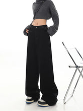 Bxoxo Y2K Black Jeans for Women Korean Fashion Streetwear High Waist Wide Leg Denim Pants Female Baggy Straight Trouser