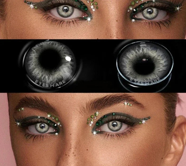 Colored Contact Lenses Natural Look Fast Delivery Brown Eye Lenses Gray Contact Green Eye Lenses Blue Lenses