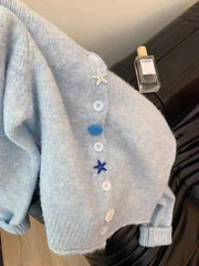 Bxoxo Autumn Knit Cardigan Women Fashion Loose Single Breasted O Neck Sweater Coat Korean Soft Lazy Style Long Sleeve Knitted Sweater