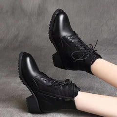 BXOXO High Quality Ladies Shoes Side Zipper Women's Boots Fashion Cross-tied Modern Boots Women Hot Sale Plus Size Ankle Boots