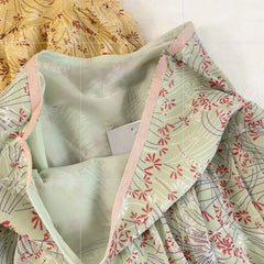 Bxoxo Vintage Floral Chiffon Skirts Women Sweet Japanese Style Elegant High Waist Mini Skirts Short Skirts Harajuku Fashion