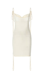 BXOXO - Tie-straps Cowl Back Mini Dress