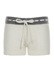 BXOXO - Star Print Contrast Low-Rise Tie Shorts