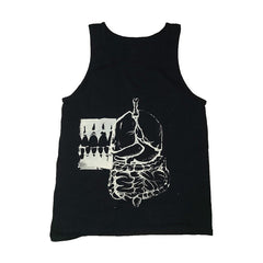 Bxoxo Gothic Punk Y2K Women Sleeveless Camisole Streetwear Emo Girl Harajuku Aesthetic vintage Chic Geometric Pattern Print O-Neck Top