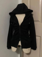 BXOXO Punk Coat Dark Winter Clothes Women Gothic Zip Up Hoodies New Korea Oversized Tops Jackets Femme Hoody Streetwear Coats Top