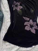 BXOXO Y2k Summer Sexy Punk Vintage Women Clothes 90s Gothic Flower Casual Gaphic T Shirts Femme Short sleeve Streetwear Slim Tops Tees