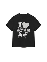 Bxoxo American Retro Y2K Streetwear Hip Hop Punk Rock  Crop Tops Harajuku Aesthetic Hot Girl Fashion Gothic Sexy Slim Letter Print top