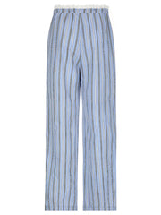 BXOXO - summer inspo Japanese Sweet Cute Lace Trim Colorful Stripe Casual Loose Straight Leg Pants Women Korean Fashion Pink Kawaii Streetwear