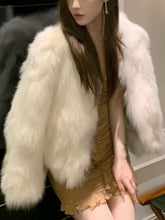 BXOXO party look inspos Y2K Faux Fur Coat Elegant White Gray Women's Winter Jacket Fashion Chic Loose Short Outerwears Korea Casual Femme New Streetwear