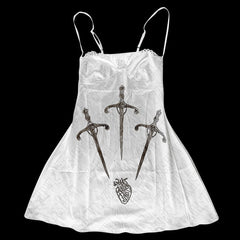 Bxoxo Hip Hop Street Gothic Women's Dress Vintage Y2K Chic Aesthetic Hip Hop Punk Rock Harajuku Emo Girls V Neck Slim Suspender Dress