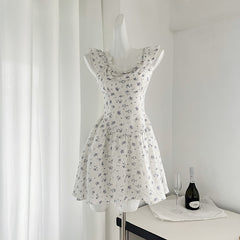 BXOXO - summer inspo Floral Dress Women Y2k Vintage Straps Mini Dress Slim Sleeveless Backless Dresses Sexy Spaghetti Strap Mini Dress 2025