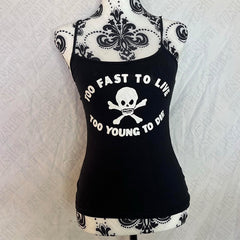 Bxoxo Punk Women's Sleeveless Camisole Tops Gothic Emo Girl Streetwear Rock Y2K Hip Hop Summer Slim Fashion Baby Crop Tops Cool Girls