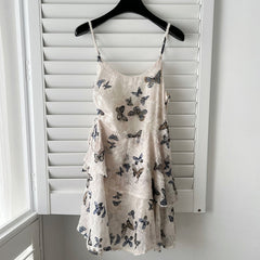 BXOXO - summer inspo Fashion Irregular Suspender Dress For Women Summer 2025 New Y2k Sweet Butterfly Print Party Holiday Dresses