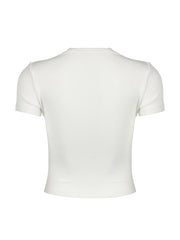 BXOXO - summer inspo Halter Neck Lace Trim Bow Cute Black Y2K T-Shirt Women Button Up Slim Short Sleeve White Tees Sweet Balletcore Clothing