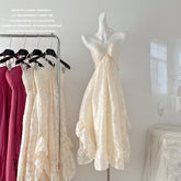 BXOXO - summer inspo Holiday Style Halter Backless Party Dress for Women Spring Summer New Fairy Beach Sleeveless Long Dresses