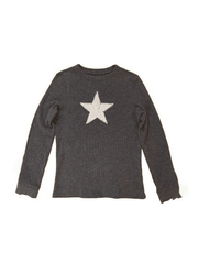 Vintage Star Long Sleeve Knit Top