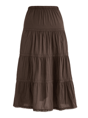 Vintage Tiered Midi Skirt