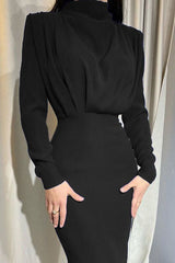 Bxoxo - Fashion Elegant O Neck One Step Skirt Dresses(9 Colors)