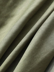 Asymmetric Hem Slit Button Deco Skirt