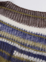 Cutout Irregular Splice Backless Crochet Top