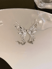 Grunge Butterfly Cuff Ring Jewelry