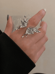 Grunge Butterfly Cuff Ring Jewelry