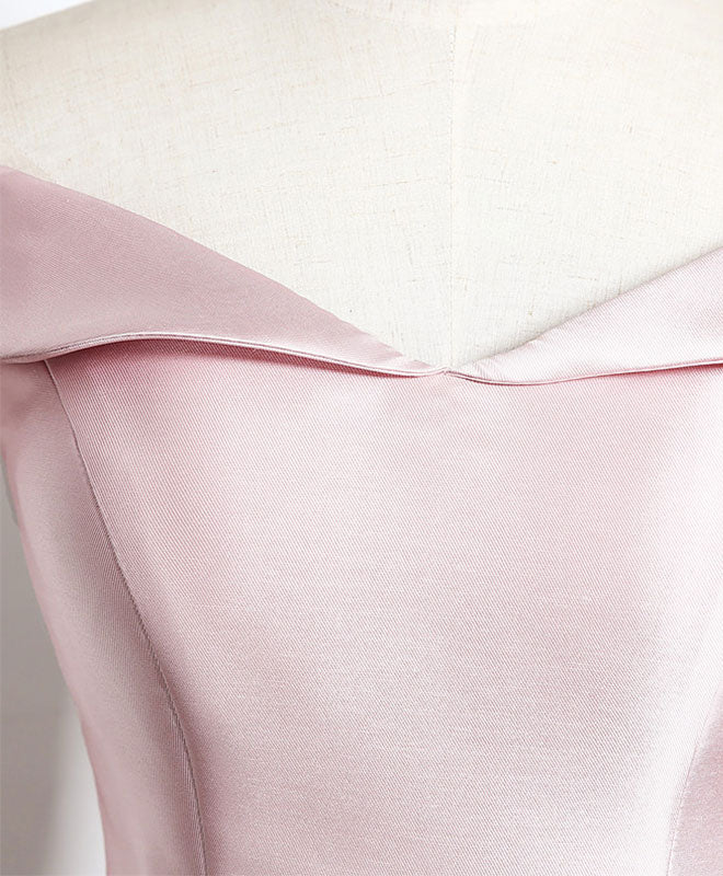 BXOXO Cute Pink A Line Short Prom Dress, Pink Evening Dress
