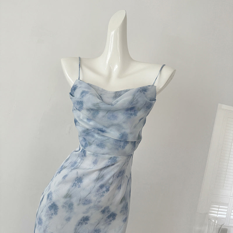 BXOXO - summer inspo Summer 2025 New Sleeveless Beach Holiday Style Long Dresses Women Fashion Vintage Sexy Backless Suspender Dress