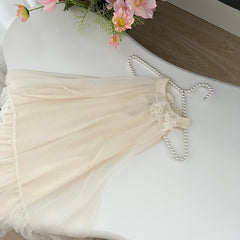 BXOXO - summer inspo Fashion Sweet Dress for Women Gentle Style Sleeveless Loose Halter Dress Summer 2025 New Holiday Beach Dress