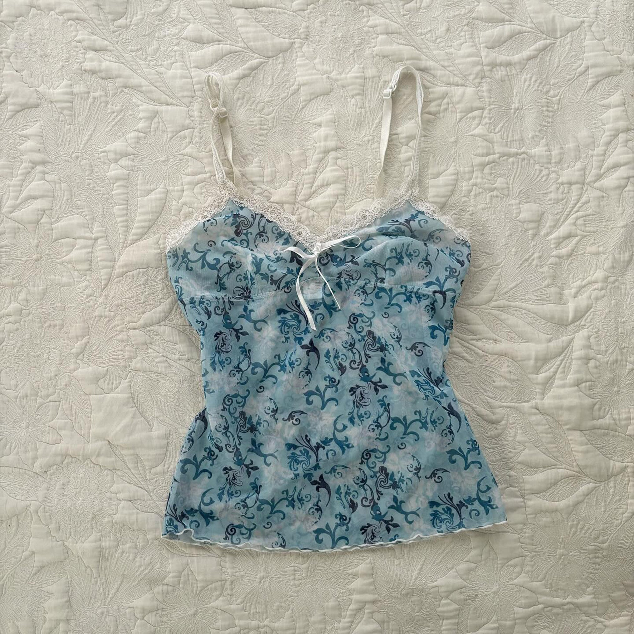 Bxoxo Cute Lace Bow Women Tank Vest vintage Aesthetic Y2K Sweet Harajuku crop tops Streetwear Hip Hop Punk Rock emo girl Baby T-Shirt