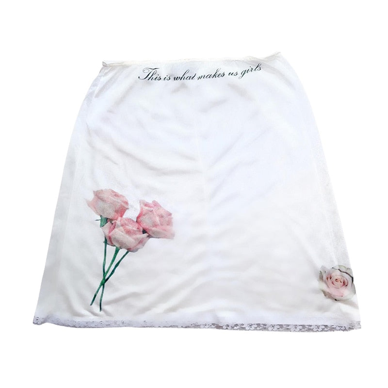 Bxoxo Harajuku vintage Y2K Women's Satin Skirt Geometric Pattern Print Cute Grunge Punk Streetwear sexy Emo Girls Gothic A-Line Skirt