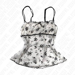 Bxoxo Y2K casual cute ladies sleeveless suspenders retro aesthetic street harajuku fashion new style chic bow sexy emo girls baby tops