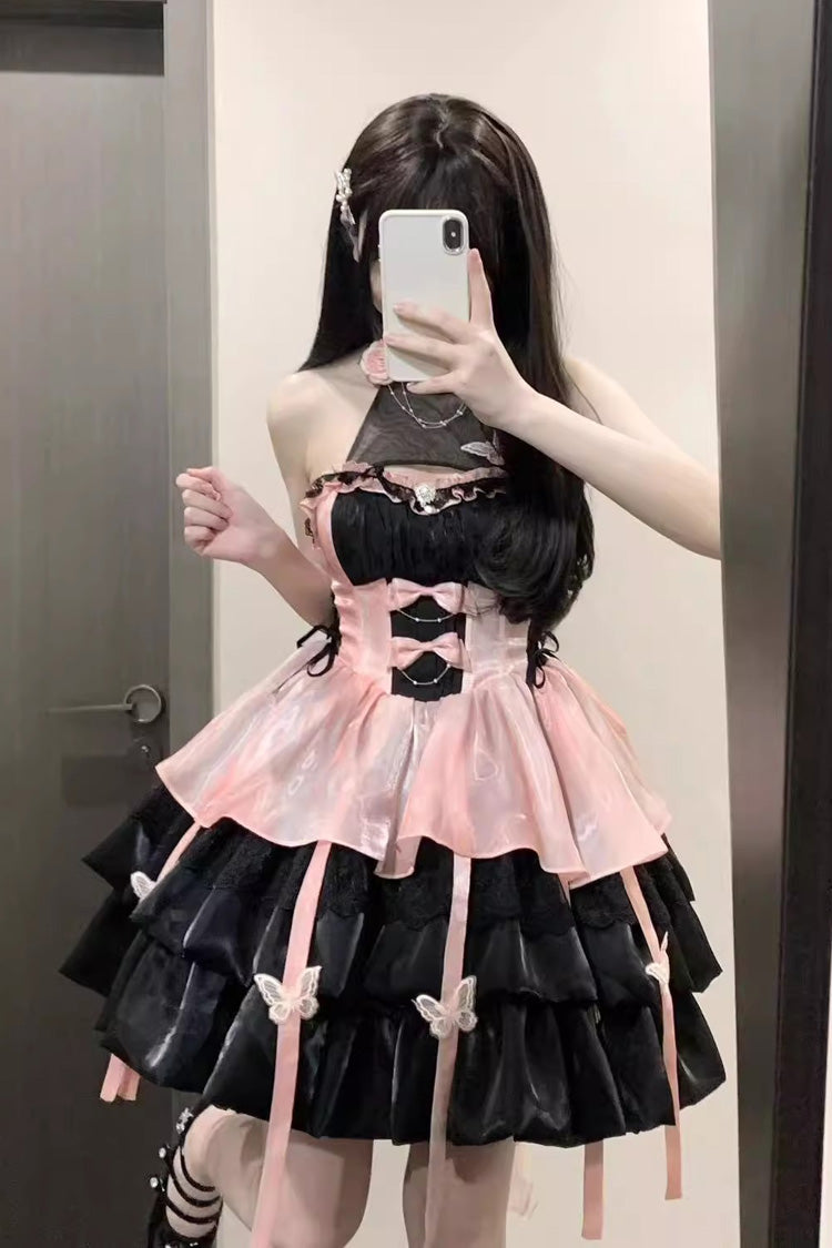 BXOXO - Love God's Promise Sleeveless Multi-layer Ruffle Sweet Elegant Princess Lolita Dress 3 Colors