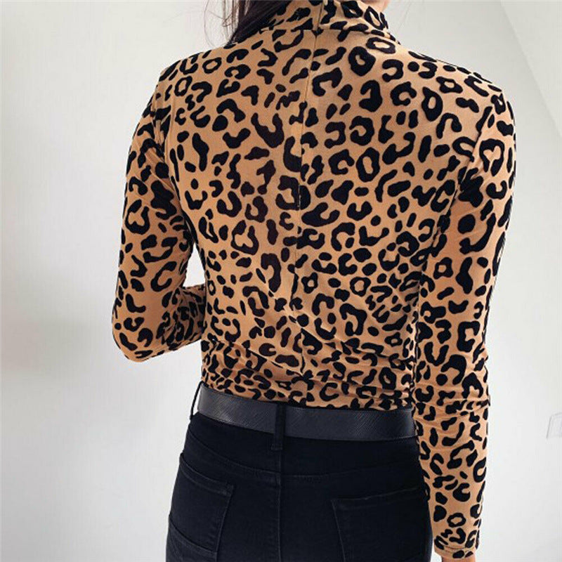 business casual outfits Women's Fashion round Neck Long Sleeve Sexy T-shirt