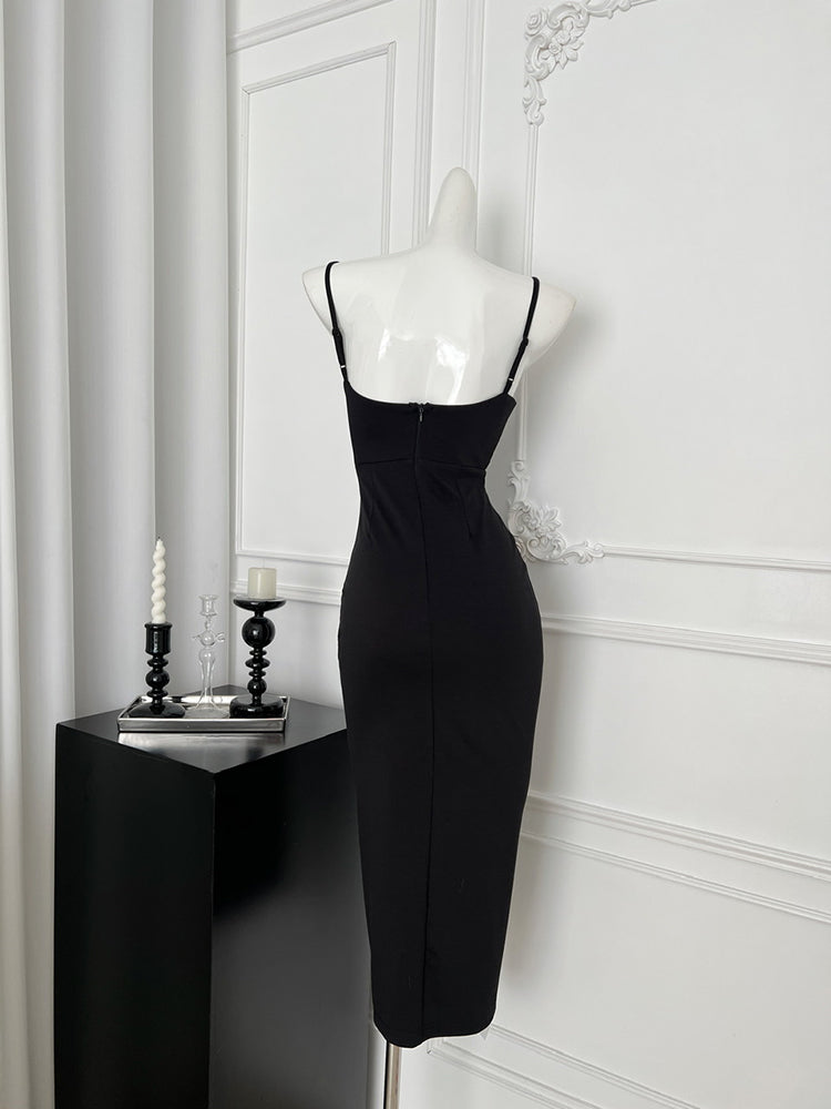 BXOXO - summer inspo Temperament Off Shoulder Long Dress Women Fashion Vacation Slim Backless Dress Sexy Spice Girls Club Dress