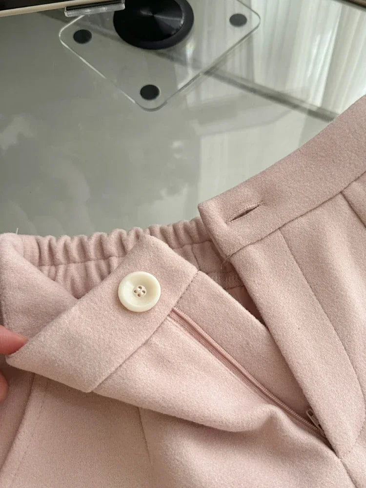 BXOXO French Elegant Socialite High End Luxury Dress Women Single Breasted Plush Slim Short Dress Casual Chic Warm Female Clothing New