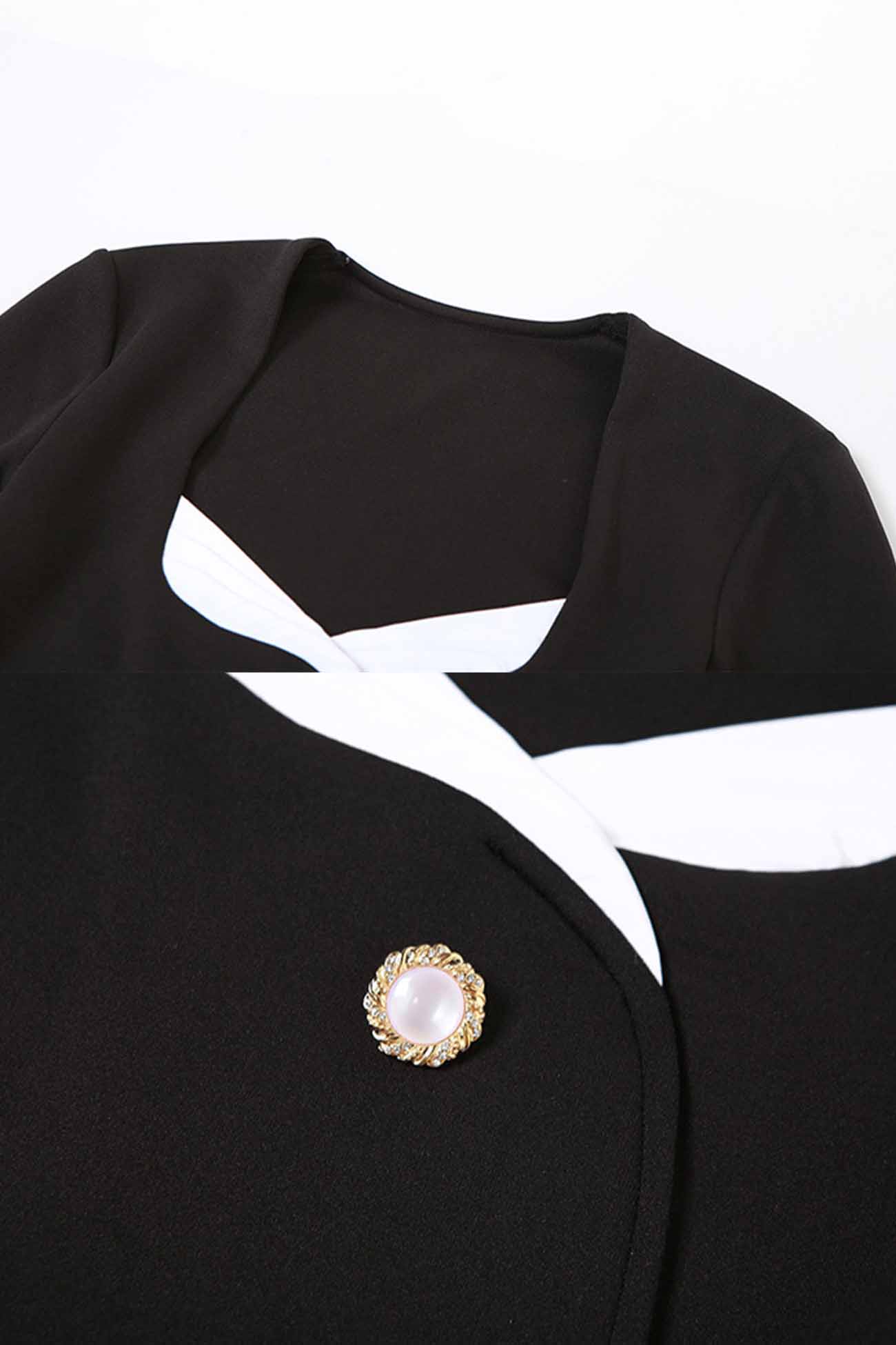 BXOXO - Button Up Long Sleeve Bodycon Dress