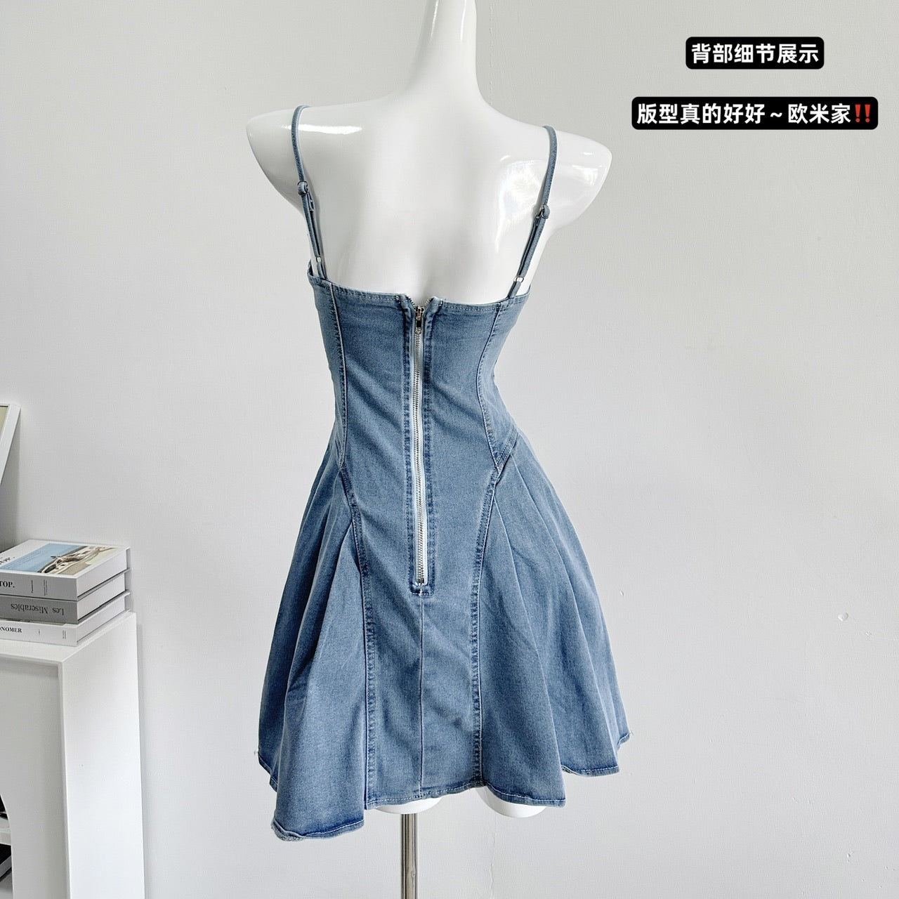 BXOXO - summer inspo Vintage Hot Girls Sexy Bandage Denim Slip Dress Women's Summer Slim High Waist Short Mini Dress