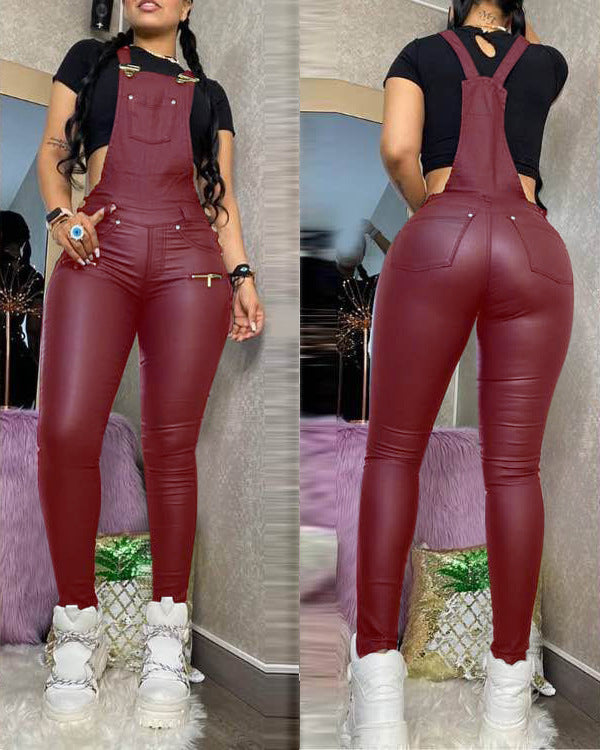 womens outfit inspiration Sexy Suspender Slim Jumpsuit Jumpsuit Night Shop Clothes