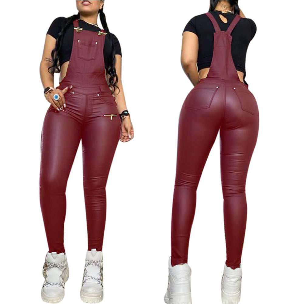 womens outfit inspiration Sexy Suspender Slim Jumpsuit Jumpsuit Night Shop Clothes