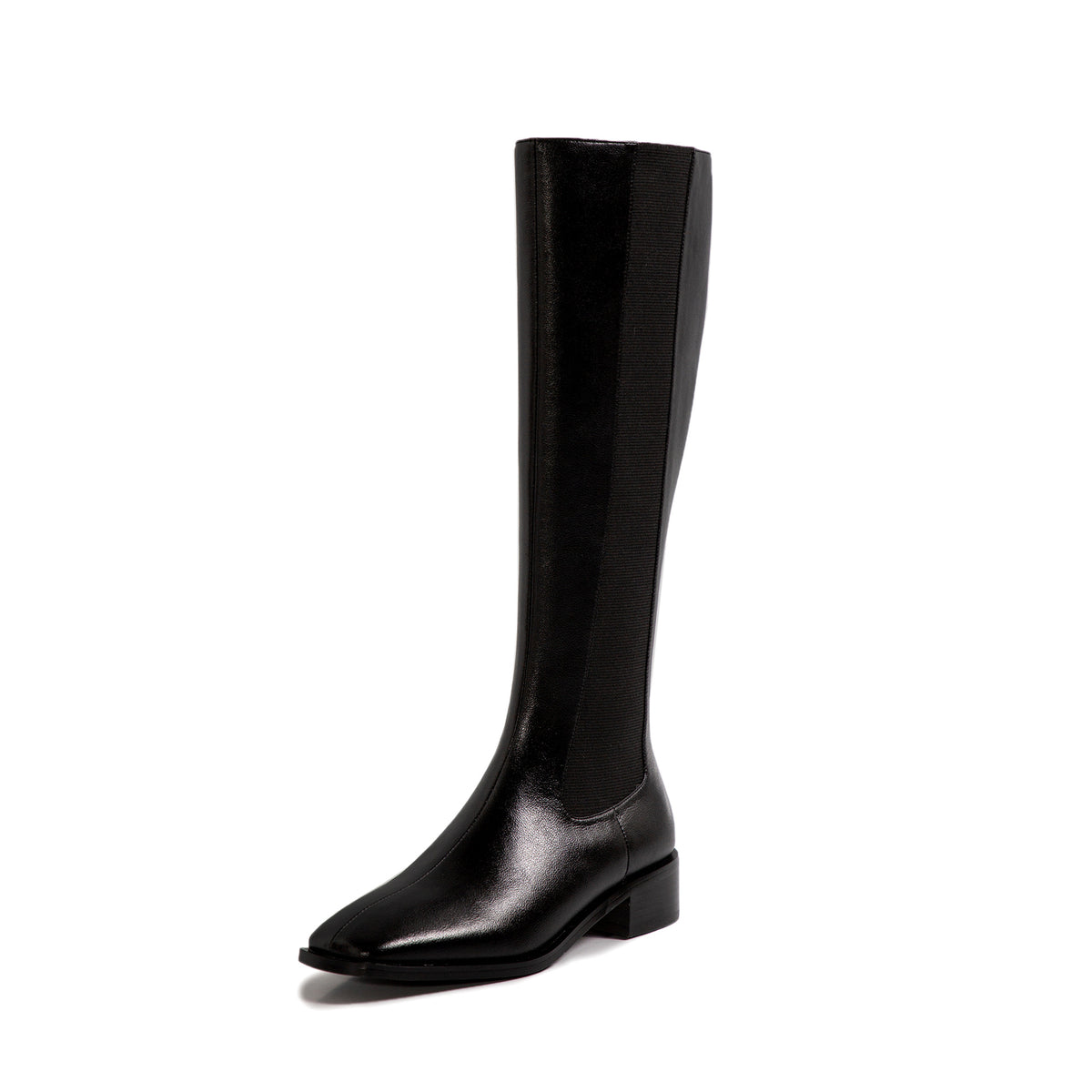 barn jacket outfits All-Leather Brown Boots Produced All Year round Women's Autumn High Heel Two-Layer Cowhide Fleece-lined Warm Knight