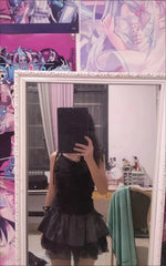 BXOXO Y2k Skirts Summer Sexy Sweet Girl Clothes Bow Punk 2000s Kawaii Casual Cute Skirt Bottom Korea Gothic High waist Women Skirts